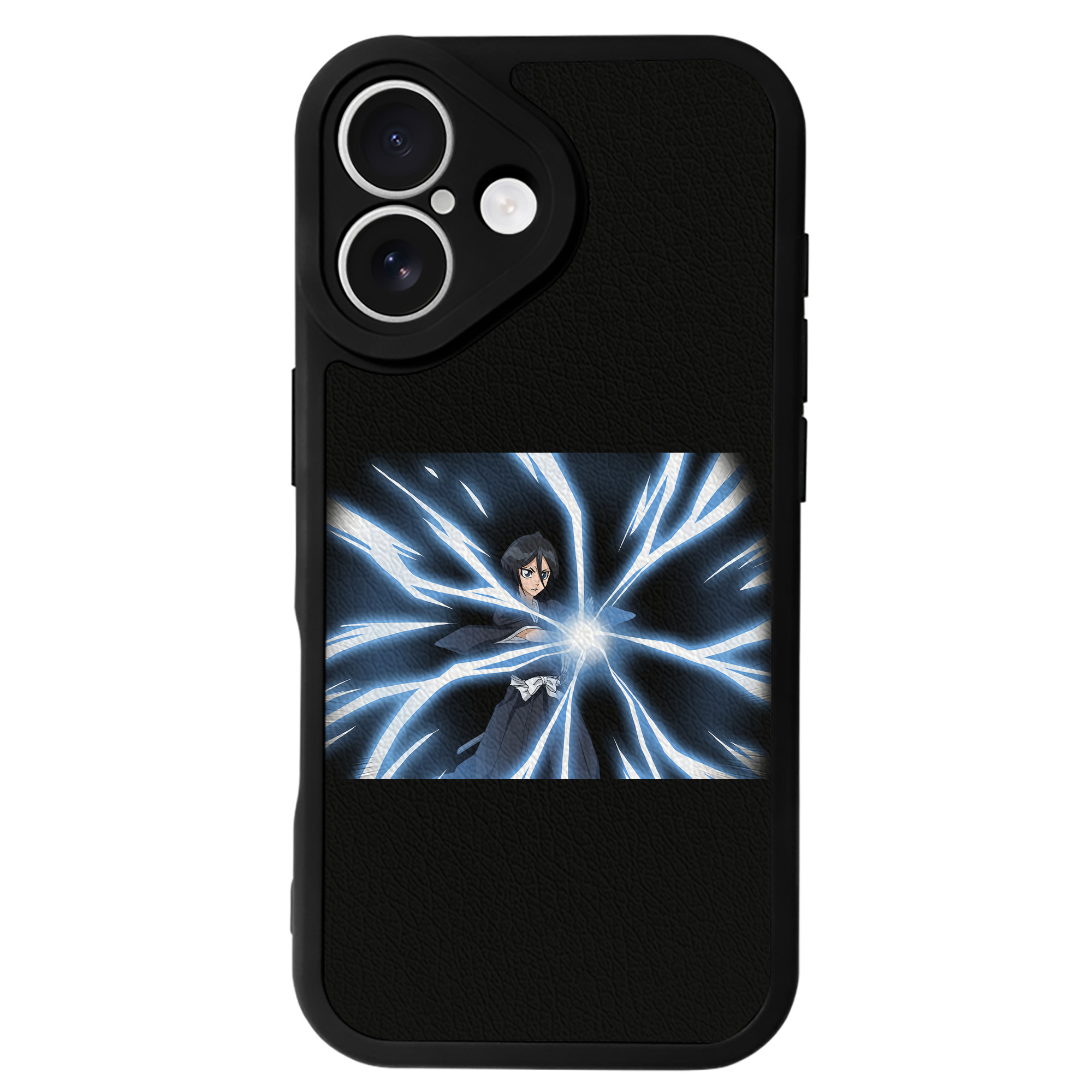 （画像用） ブリーチ 朽木ルキア BLEACH Kuchiki Rukia 【iPhone 16シリーズ対応】シリコンスマホケース（レザー調） 材質：シリコン